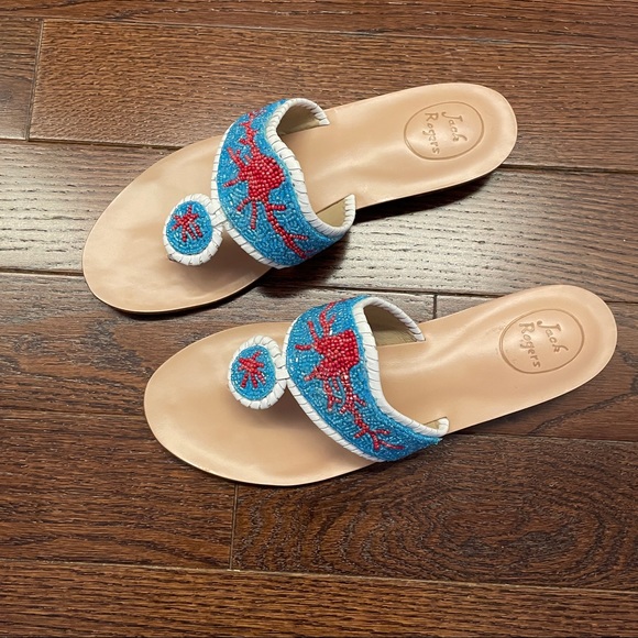 PRICE DROP!! NWOT beaded Jack Rogers